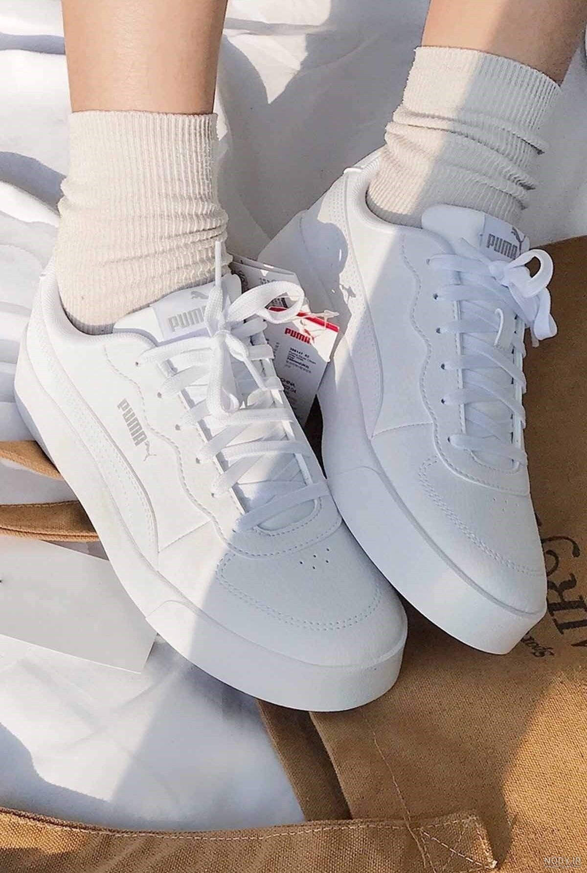 Puma Kadın Beyaz Spor Ayakkabı B7 Kadın Günlük Spor Ayakkabı 380147 02 ...
