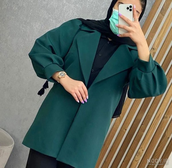 مدل های مانتو زنانه ساده و شیک با جلو بسته، بلند یا کوتاه، دکمه دار و مشکی برای سن بالا و سایز بزرگ.