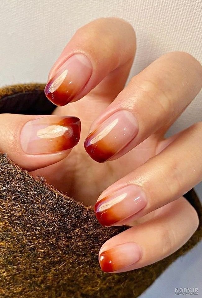 Orange Ombre Nails, Ombre Nail Colors, Ombre Nails Glitter, Ombre Nail ...