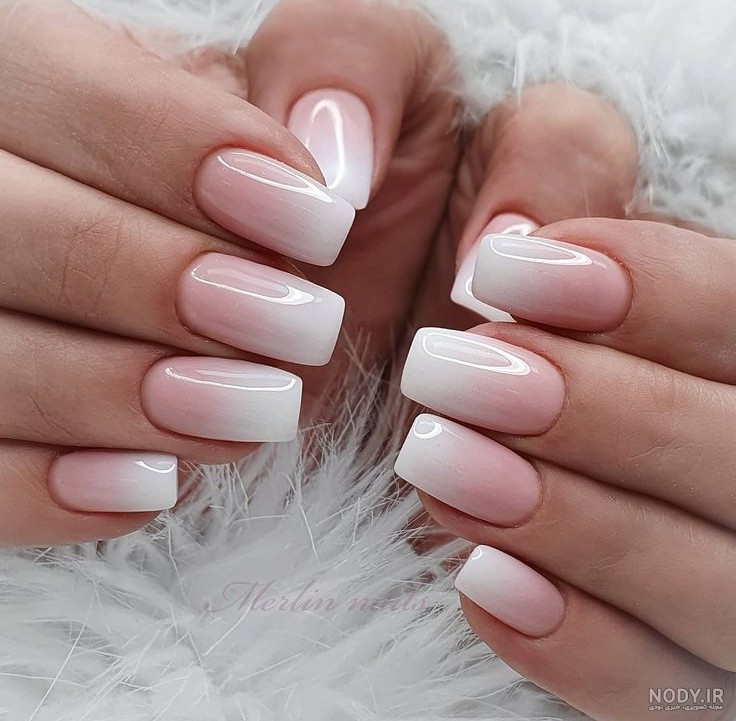 Charming Pink and White Ombre Nail Ideas for 2024 💗  French nails ...
