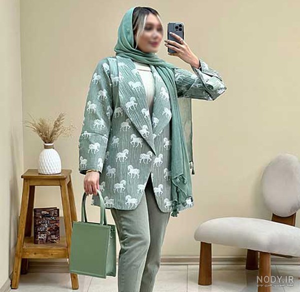 جدیدترین مدل های مانتو ژاکارد مشکی و طرح دار در اینستاگرام ۲۰۲۵