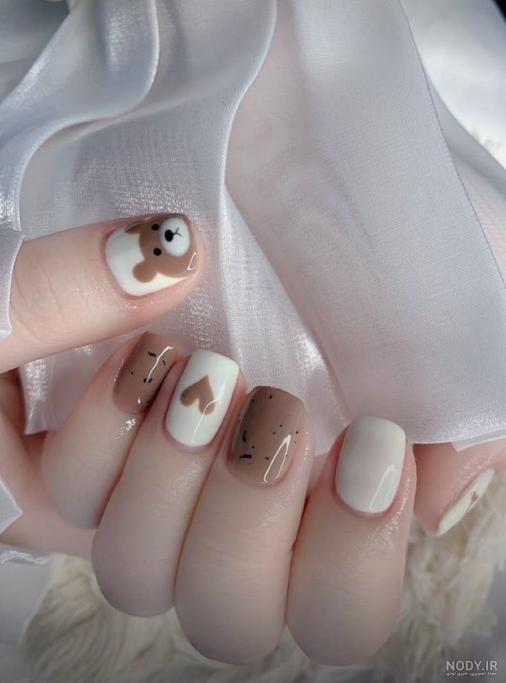 جدیدترین مدل های ناخن کیوت دخترانه و فانتزی در 2025 با طرح های ساده، کره ای و پاپیونی در quy nails
