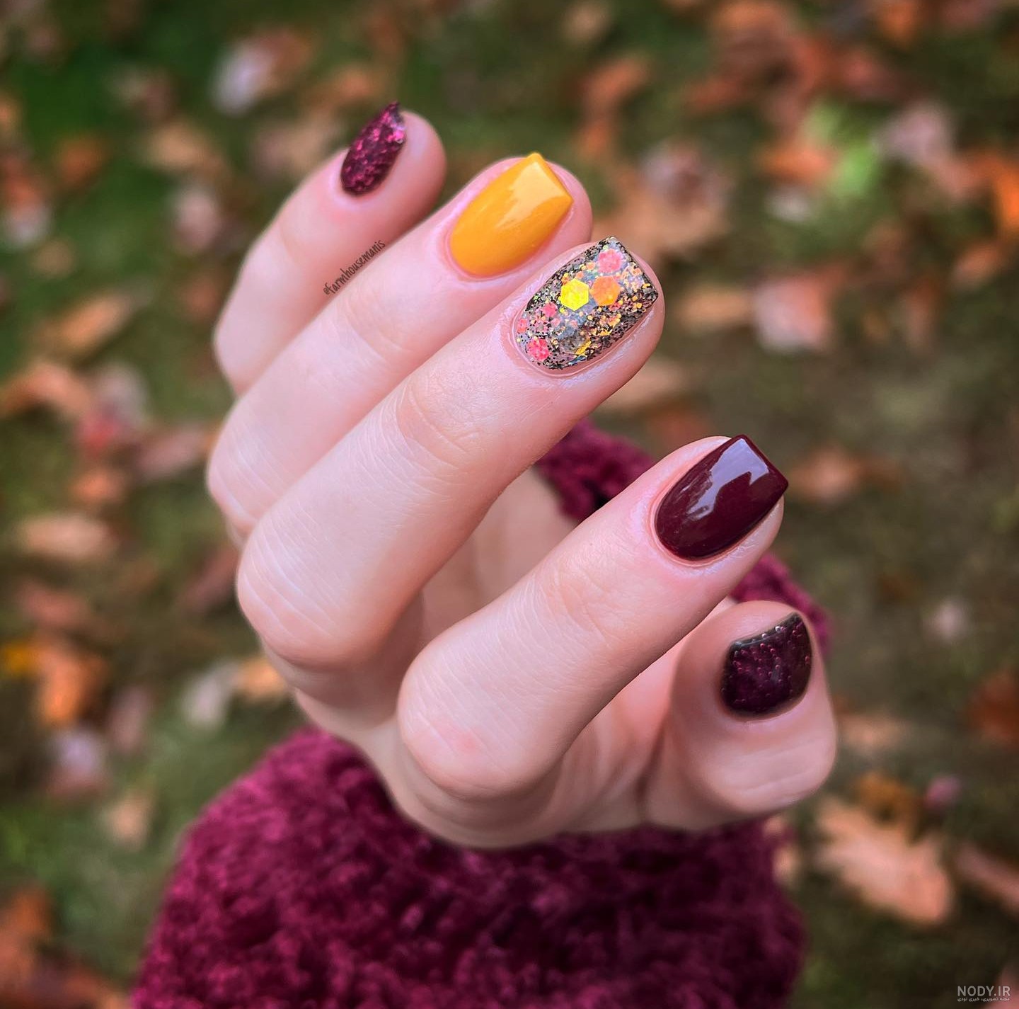 مدل ناخن پاییزی ۱۴۰۵: جدیدترین طرح های autumn nail و مدل ناخن پاییزی مدرن و خلاقانه برای امسال