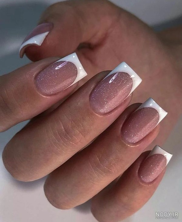 ۴۵ مدل ناخن مربعی فرنچ جدید ۱۴۰۵ ؛ برای شمایی که دنبال طرح های ساده و ...