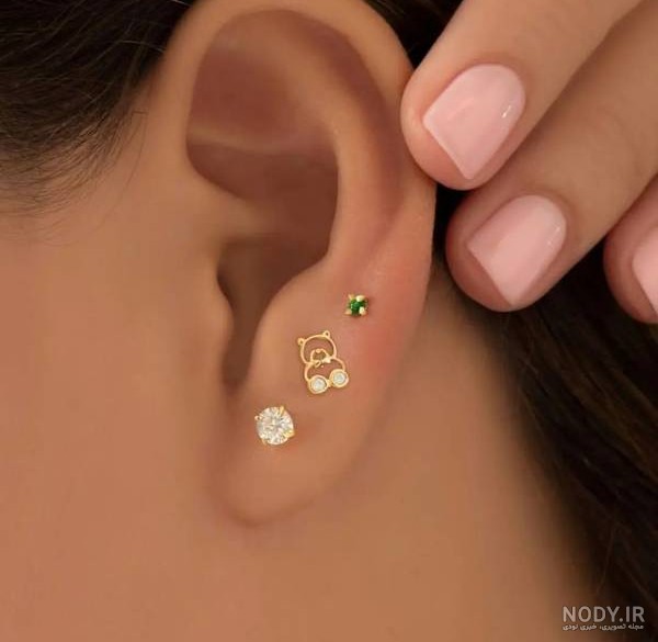 مدل های جدید گوشواره طلای دخترانه و زنانه ۱۴۰۴ طراحی های شیک و حلقه ای