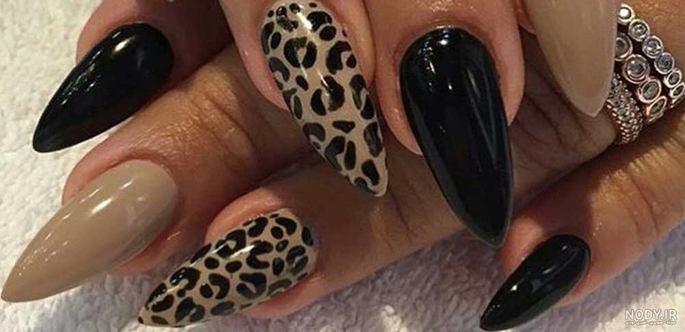 40 مدل ناخن نسکافه ای لاکچری