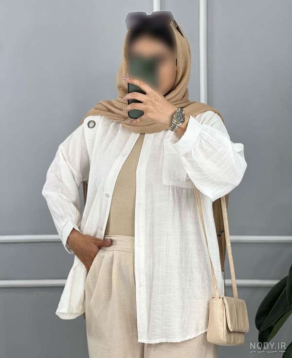 ۵۰ مدل شومیز سفید بیرونی جدید ۱۴۰۵ ؛ برای خانم های باکلاس و خاص پسند ...