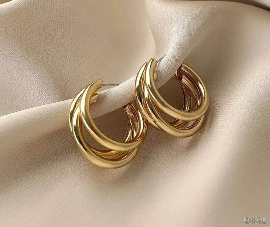 مدل گوشواره حلقه ای طلا؛ مدل های به روز و لاکچری گوشواره طلا