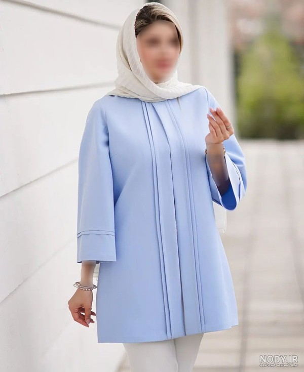 عکس های مانتو پاییزی یقه گرد، مدل پالتو پاییزه و مانتو ایرانی جدید برای استایل زمستانی 1404