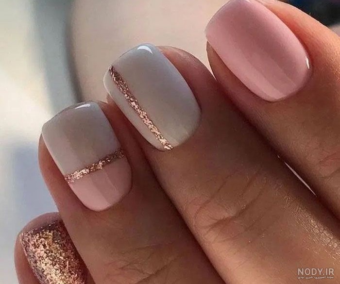 مدل ناخن شیک و باکلاس دخترانه و جدید برای سال ۱۴۰۴، طراحی های کوتاه، ساده، مربعی و تابستانی