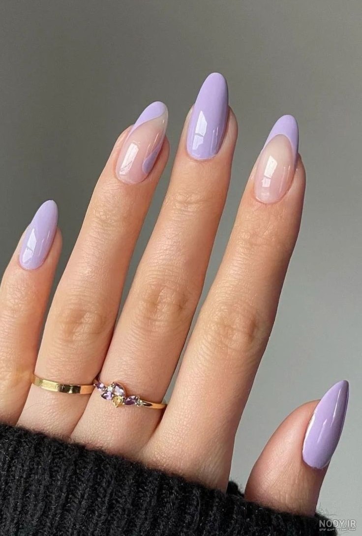 مدل ناخن آمبره یاسی ۲۰۲۵: راهنمای کامل با gel polish و آموزش های جدید