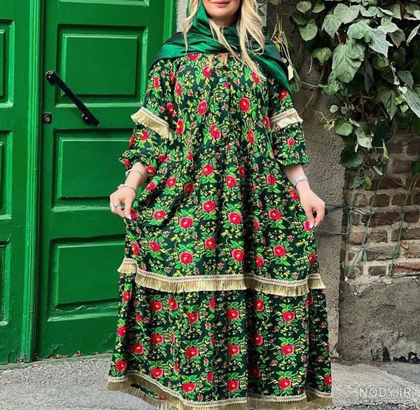 50 مدل مانتو گلدار و ساده ترکیبی