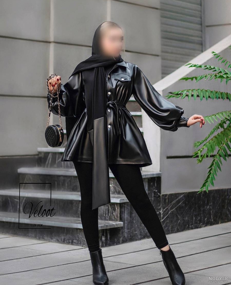 مدل مانتو چرم پاییزی جدید و استایل های مدرن در سال 1404 و 2025 میلادی