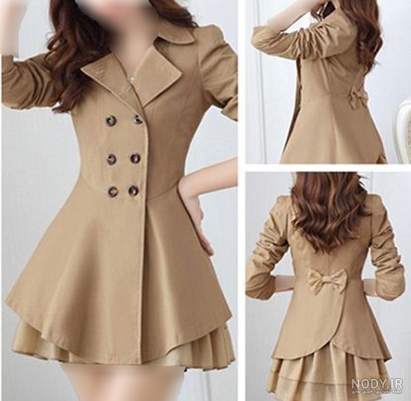 مدل مانتو پاییزی دخترانه نوجوان در سال 1404، ترکیبی از مانتو تابستانی و autumn coat مناسب نوجوانان