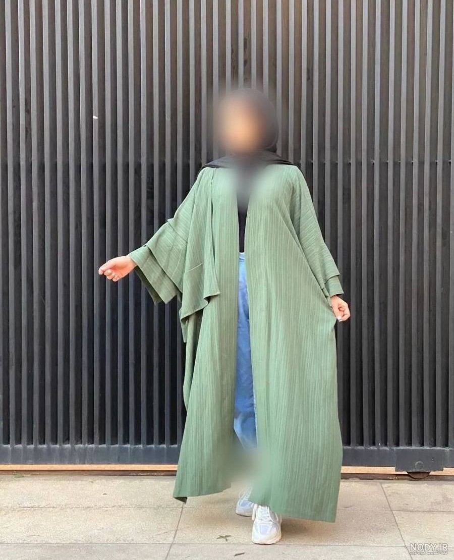 تصاویر مدل های مانتو کیمونو 2025، مجلسی، تابستانه، بلند و کوتاه، جلو بسته و باز، مشکی و جدید