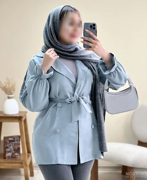جدیدترین مدل مانتو بلند و کتی یقه انگلیسی در مجموعه 1404، طراحی های جدید و خاص یقه زنانه و لباس زنانه
