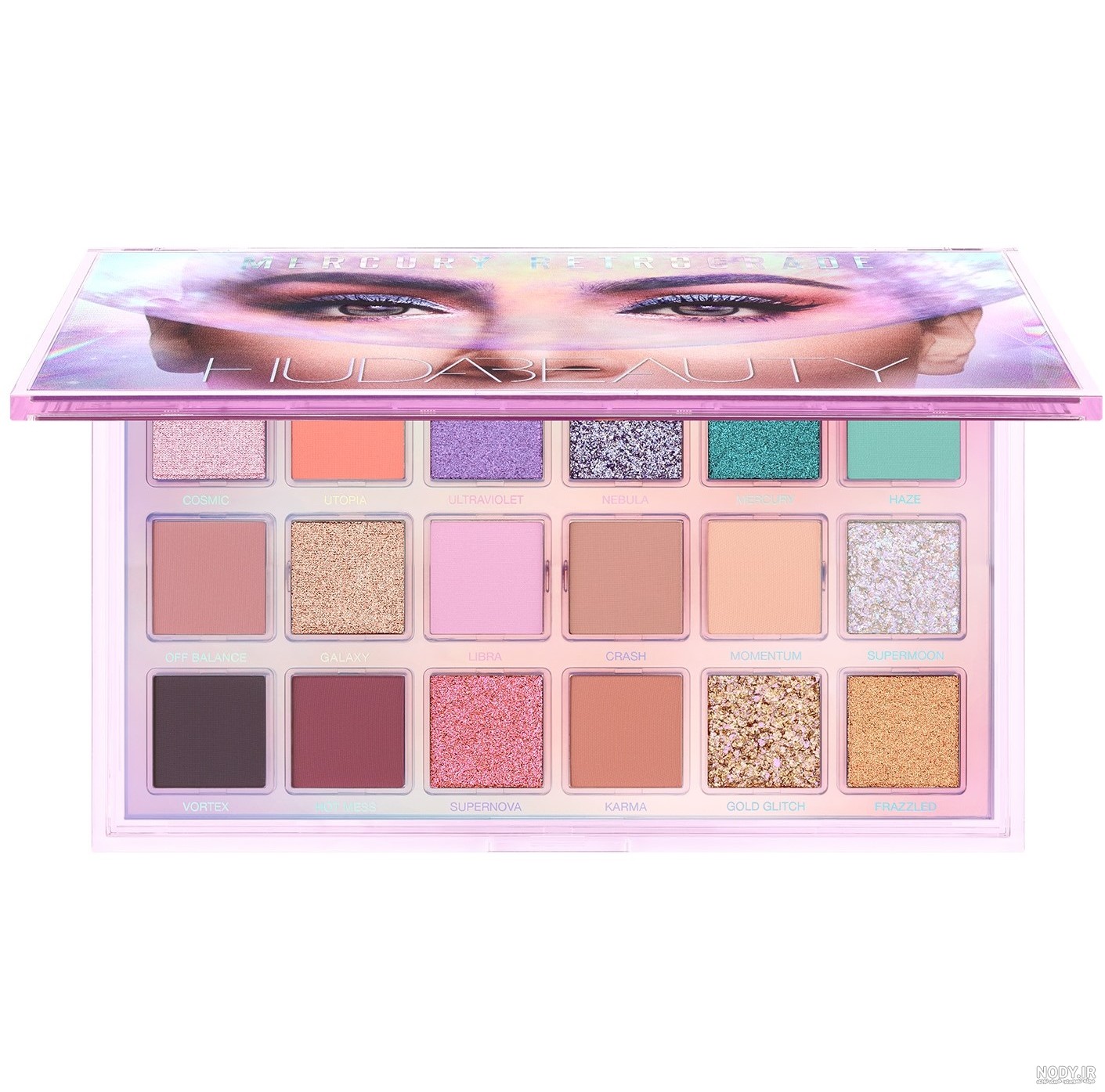 پالت سایه چشم هدی بیوتی مرکوری Huda Beauty Mercury Retrograde