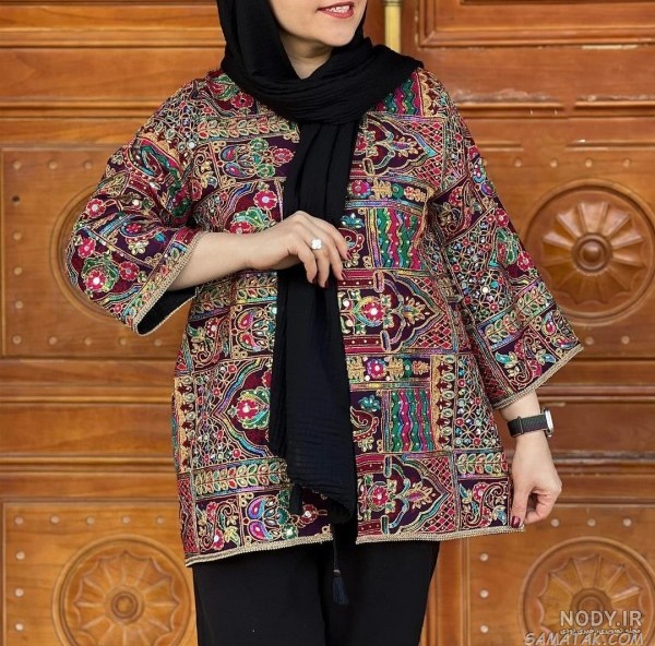 جدیدترین مدل های مانتو سوزن دوزی ۱۴۰۴؛ از مخمل، مجلسی، بلند و هندی در مجموعه بی نظیر
