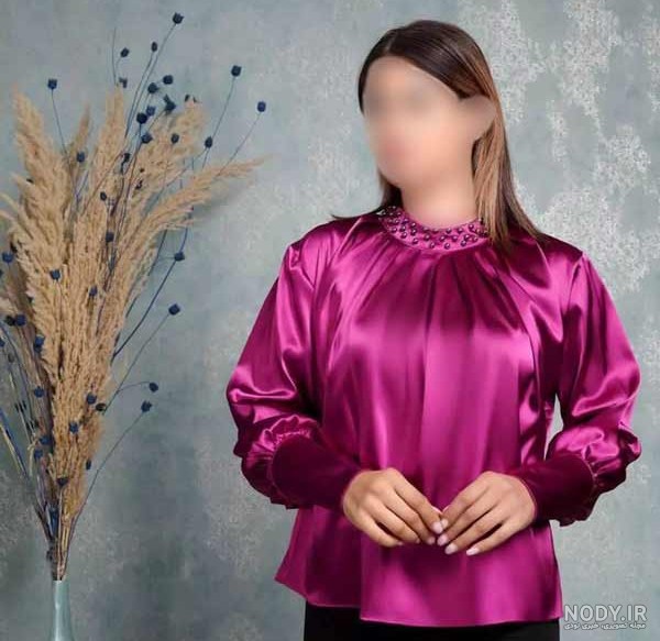 جدیدترین مدل های شومیز ساتن مجلسی، ساده، گلدار و زارا در سال 1404