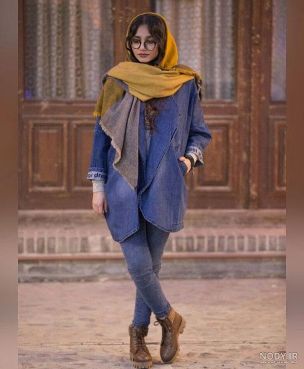 50 مدل شیک و جذاب مانتو شلوار لی پاییزی