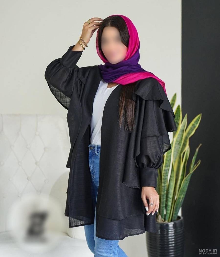مدل مانتو آستین مچی جدید 1404 با طرح های چین دار، پیله دار و دکمه دار در coatsci و coats411
