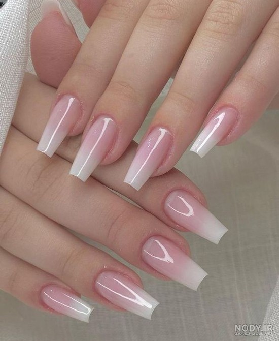مدل های ناخن امبره سفید در سال ۲۰۲۵: از سفید مشکی تا کروم و صورتی