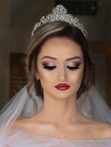 تصاویر زیبا و متنوع سایه چشم عروس با طرح های جدید، ساده، خطی و شاین برای آرایش عروسی ۱۴۰۴