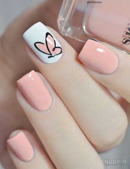 مدل های ناخن ژلیش جدید و دخترانه، کوتاه، ساده، تابستانی، کرومی و عید ۱۴۰۴
