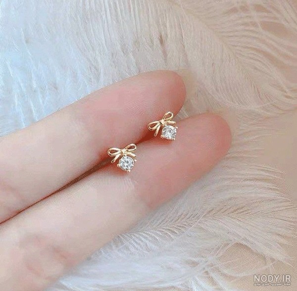 جدیدترین مدل گوشواره نوزادی طلا و حلقه ای دخترانه در سال ۱۴۰۴