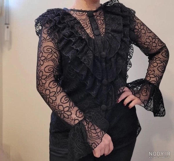 مدل شومیز گیپور توری در سال ۱۴۰۴ با طراحی های مدرن و زیبا