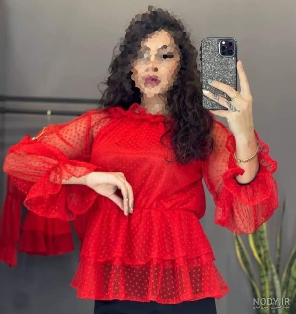 مدل شومیز توری و گیپور ۱۴۰۴، تلفیق گیپور، لایس و بدلیجات در لباس های مجلسی ۲۰۲۵