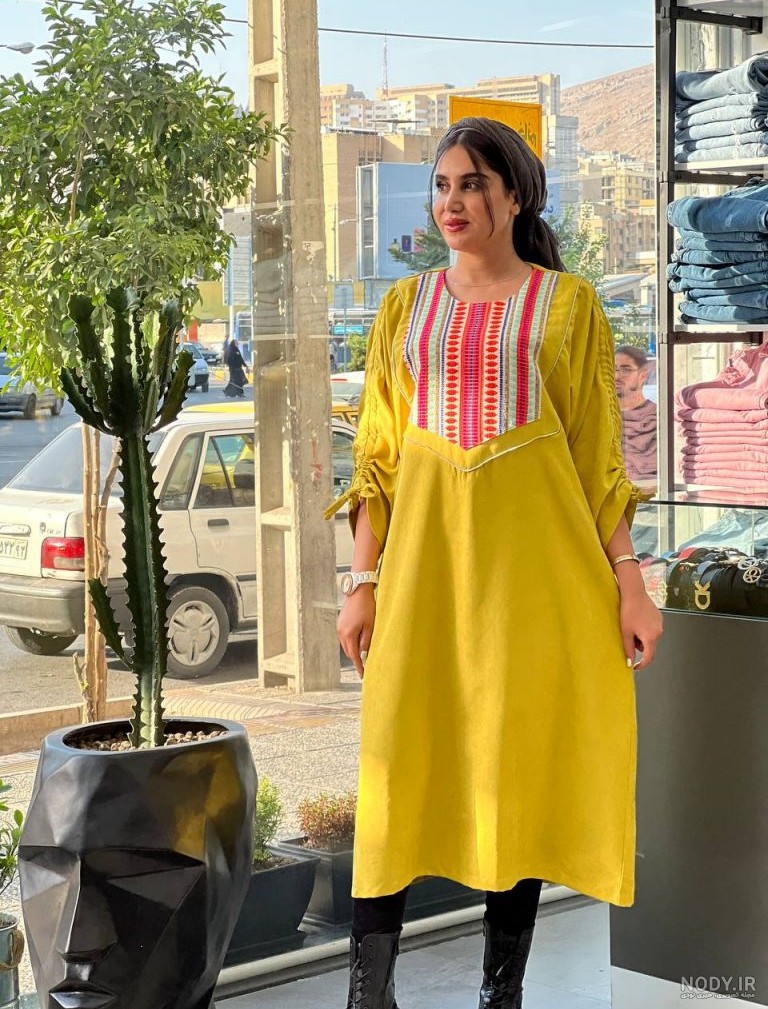 50 مدل مانتو پاییزی بلند جلو بسته