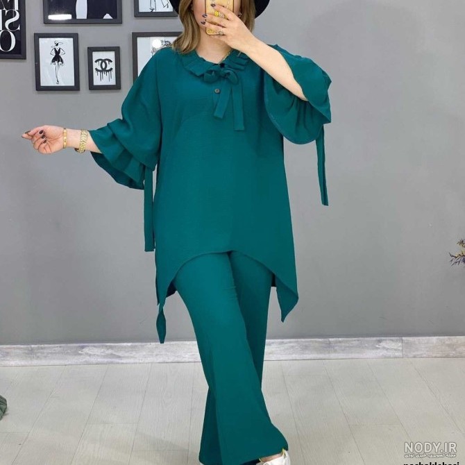 مدل شومیز زنانه و بچه گانه جدید با شلوار ابروبادی 2025، ترکیب بی نظیر و مدرن در سال 1404