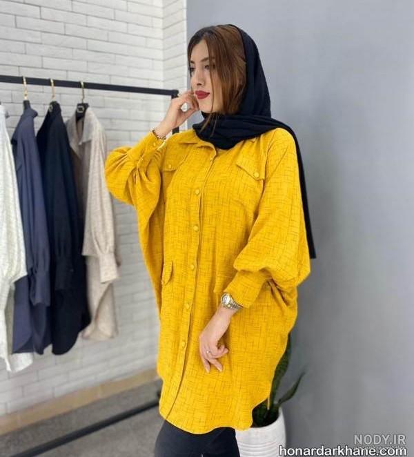 مدل مانتو تابستانی ابروبادی کوتاه و بلند جدید برای دختران و طرح دار در سال ۲۰۲۵