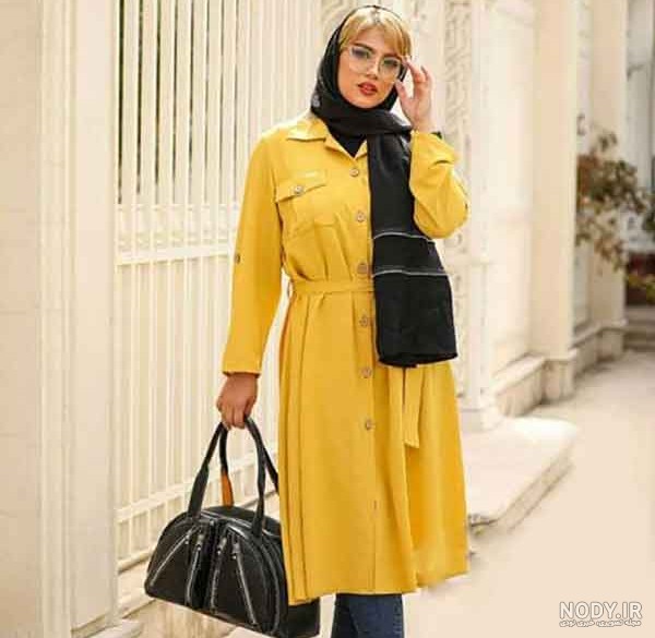 مدل های مانتو ابروبادی دکمه دار متنوع و جدید در 1404 و 2025 میلادی