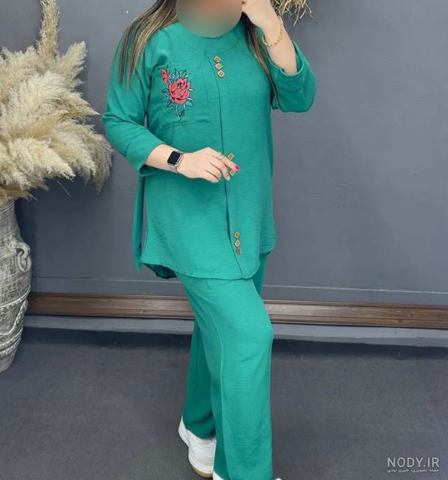 مدل های مانتو ابروبادی دکمه دار متنوع و جدید در سال 1404 با طراحی های بلند، کوتاه، مجلسی و ساده