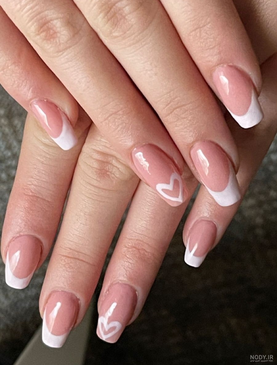 Summer French nail designs Summer French manicure Summer French nail ...