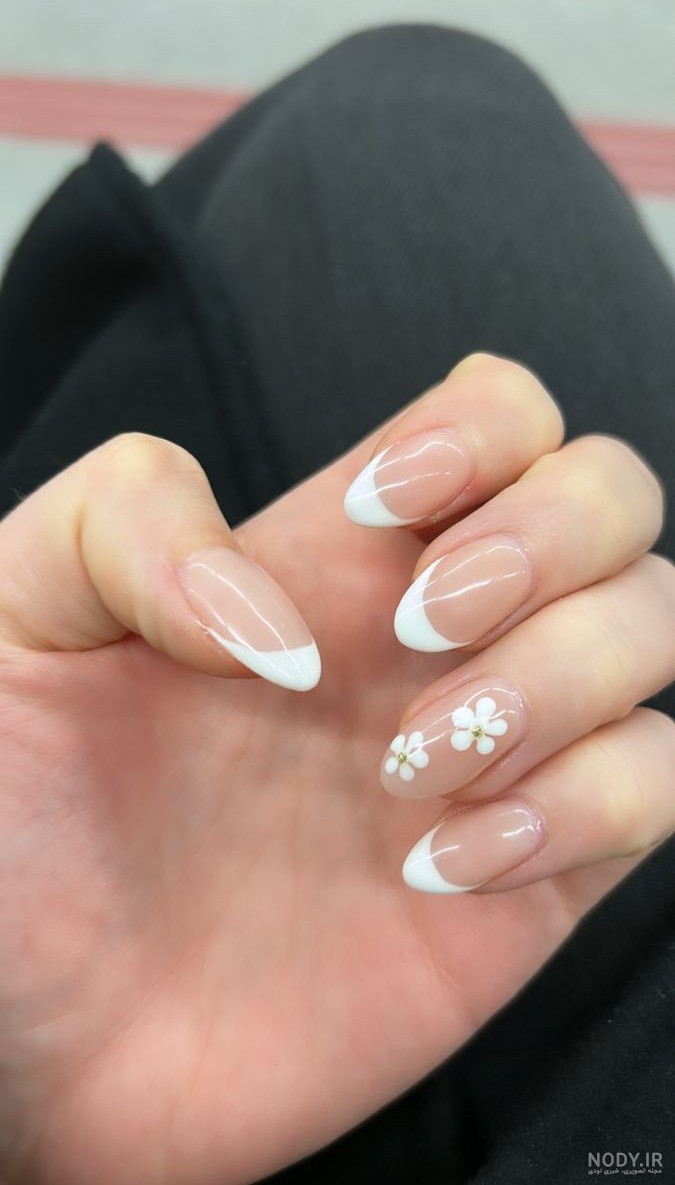 Summer French nail designs Summer French manicure Summer French nail ...