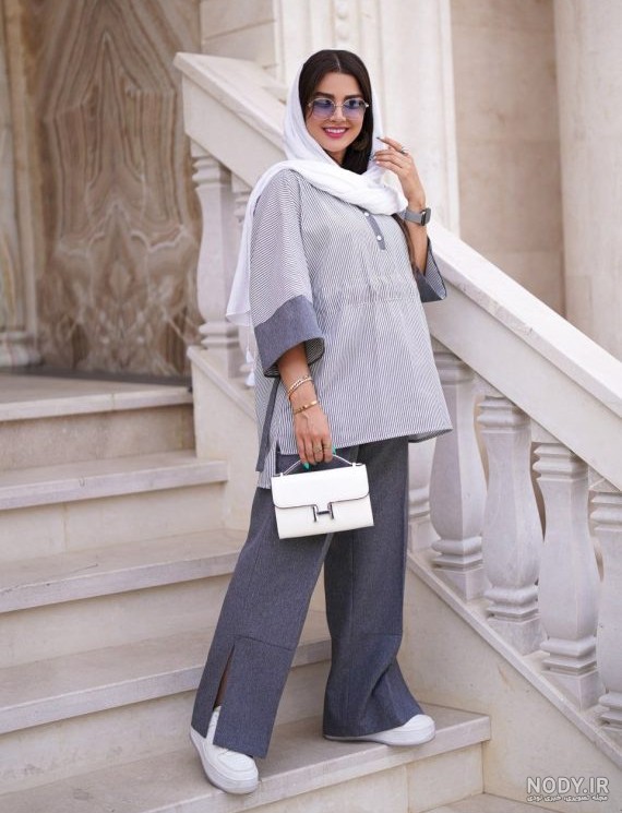 مدل های شومیز تابستانه دخترانه و زنانه جدید ۱۴۰۴، شیک، خنک و بیرونی برای استایل های راه راه و کوتاه
