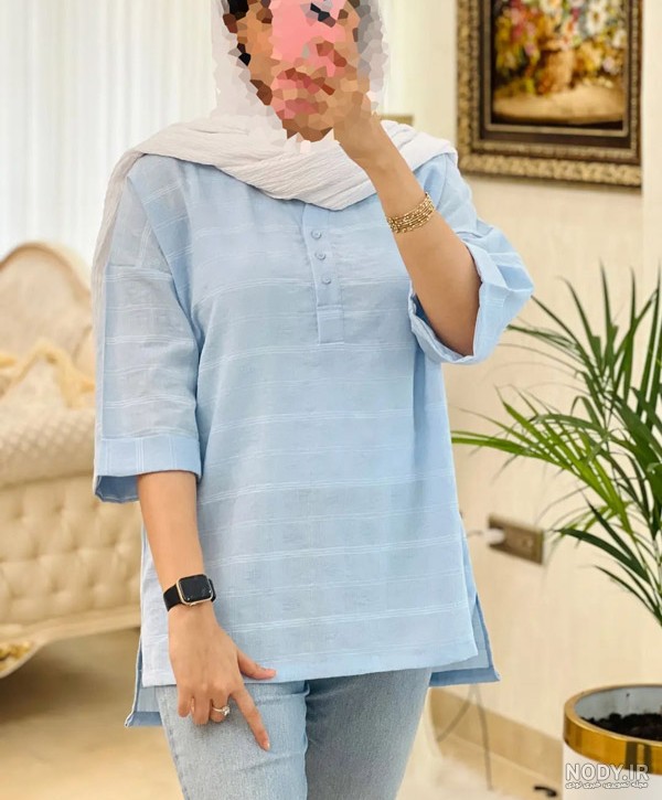 جدیدترین مدل های شومیز تابستانه دخترانه و زنانه ۱۴۰۴، خنک، شیک و راه راه برای تابستان 2025