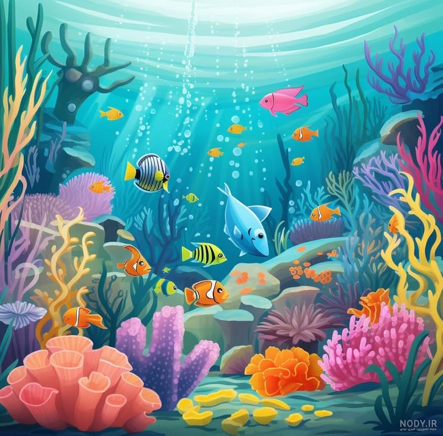 ایده های نقاشی ماهی ساده و زیبا برای همه سنین در سال ۱۴۰۴