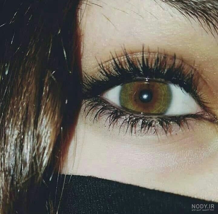 بهترین عکس پروفایل دخترونه خفن و طبیعی با چشم سبز و حجاب در سال 1404
