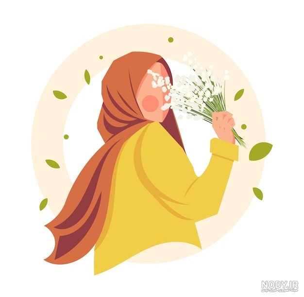 جدیدترین عکس پروفایل دخترونه حجاب دار شیک و متن دار سال 2025، کارتونی و خفن برای پروفایل شما
