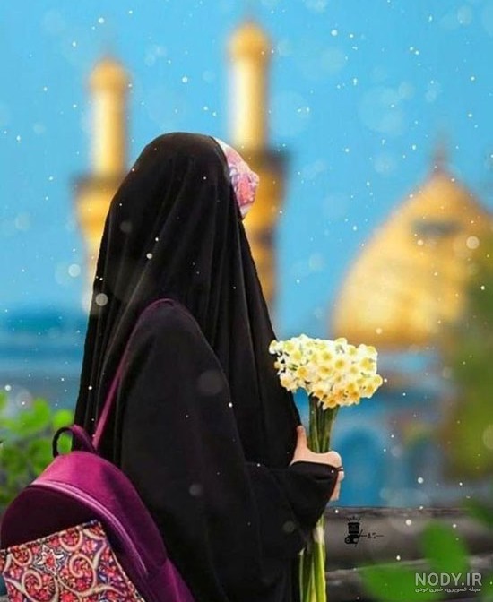 بهترین عکس های پروفایل دخترونه حجاب دار جدید و شیک با متن و کارتونی در سال ۱۴۰۴
