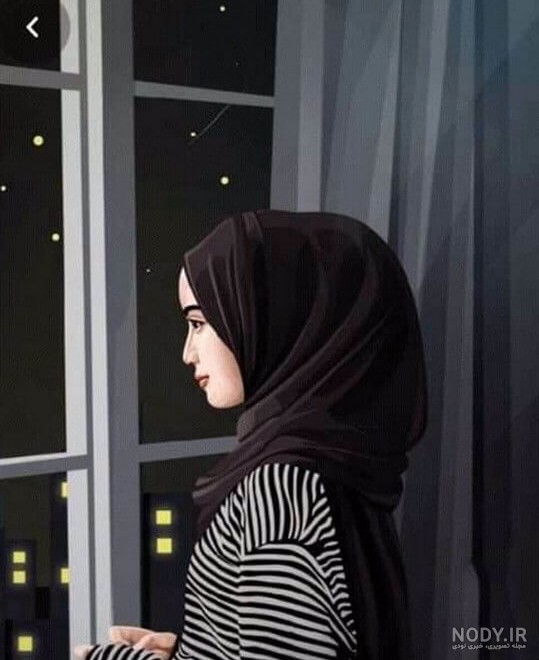 بهترین عکس های پروفایل دخترونه حجاب دار جدید، کارتونی و شیک با متن در سال 1404