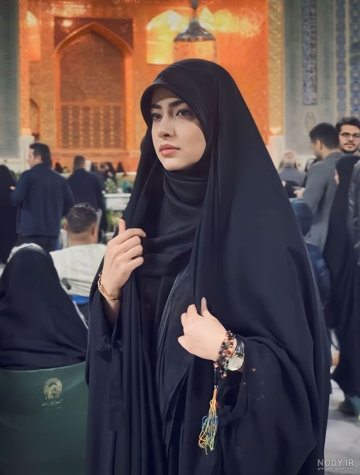 عکس پروفایل چادری مذهبی و شیک در سال ۱۴۰۴ با حجاب و متن زیبا