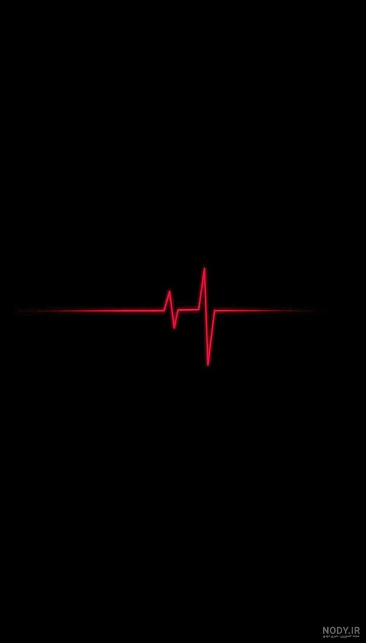 عکس پروفایل سیاه و مشکی با قلب شکسته و ضربان قلب عاشقانه در سال 1404