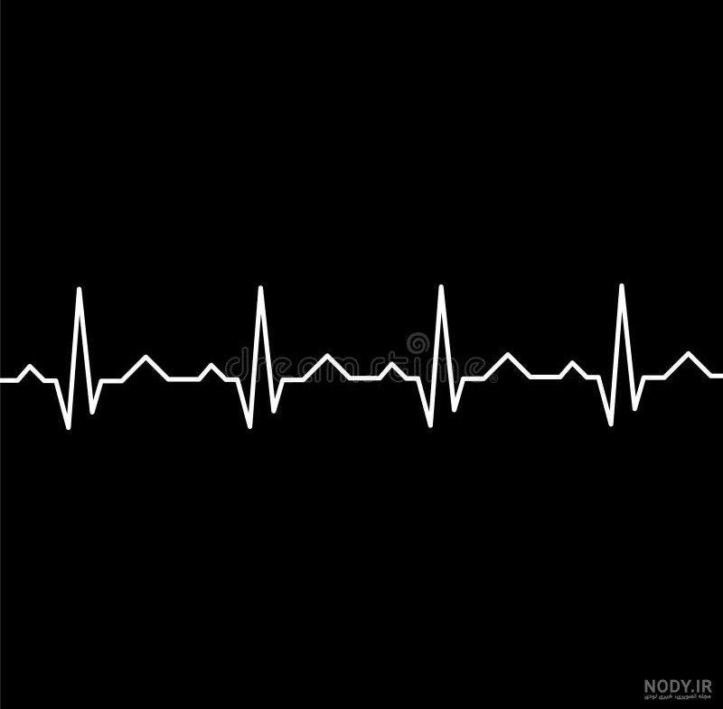 عکس پروفایل ضربان قلب مشکی و سیاه برای سال 1404 و 2025 با قلب شکسته و عاشقانه