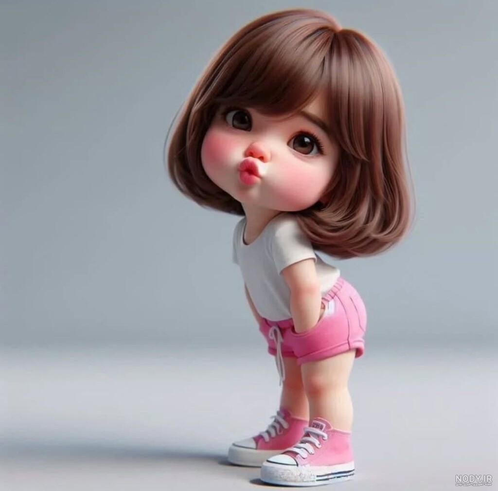 بهترین عکس پروفایل دخترونه صورتی کارتونی و فانتزی بامزه و غمگین در سال ۱۴۰۴