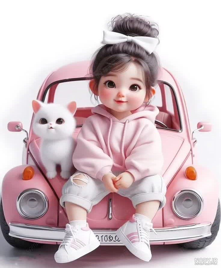 45 ایده برای عکس پروفایل دخترانه صورتی کارتونی جذاب